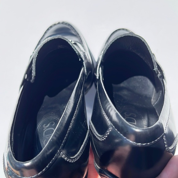 Authentic TOD’S Platform Heels ~ in Black Leather - Picture 14 of 16